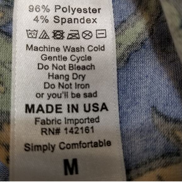 NWT'S -LuLaRoe "Debbie" Multicolor Long Sleeve, Midi Length, Round Neck - Size M - Picture 7 of 8